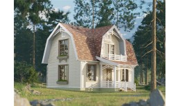 Сайдинг LUX под дерево, Брус, орех