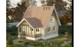 Сайдинг LUX под дерево, Брус, орех