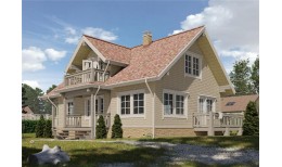 Сайдинг LUX под дерево, Брус, орех