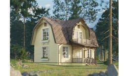 Сайдинг LUX под дерево, Брус, рябина