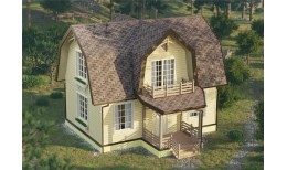 Сайдинг LUX под дерево, Брус, рябина