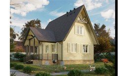 Сайдинг LUX под дерево, Брус, рябина