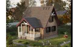 Фасадная панель Stein, тёмный орех