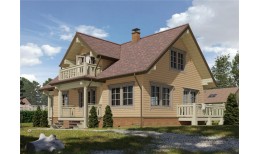 Сайдинг Premium, Брус, карамель