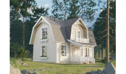 Сайдинг Premium, Брус, сливки