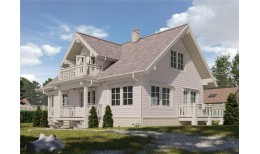 Сайдинг Premium, Брус, сливки