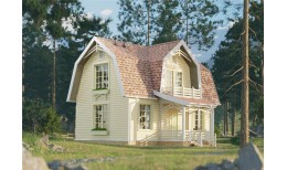 Сайдинг LUX под дерево, Брус, зрелый каштан