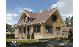 Сайдинг LUX под дерево, Брус, зрелый каштан