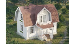 Сайдинг Premium, Брус, пломбир