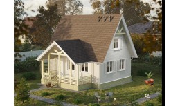 Сайдинг Premium, Брус, пломбир