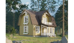 Сайдинг LUX под дерево, Брус, миндаль