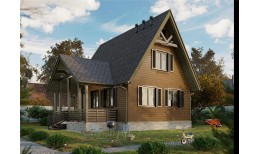 Сайдинг LUX под дерево, Брус, миндаль