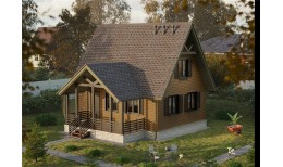 Сайдинг LUX под дерево, Брус, миндаль