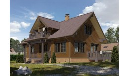 Сайдинг LUX под дерево, Брус, миндаль