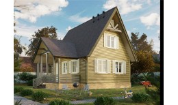 Сайдинг LUX под дерево, Блок-Хаус, миндаль