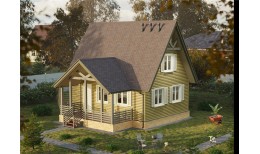 Сайдинг LUX под дерево, Блок-Хаус, миндаль