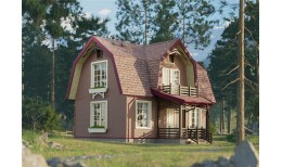 Фасадная панель Флемиш, коричневый