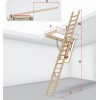 Чердачная деревянная лестница LDK