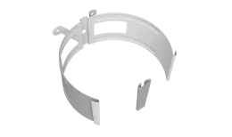 Крепление трубы круглой на дерево Vortex Проект 146мм RAL 7004