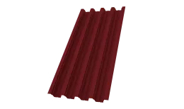 Профнастил Н75R 0,5 PE lite RAL 3005 красное вино