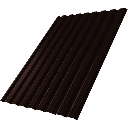 Профнастил С20A Grand Line 0,5 Полидэкстер TwinColor RAL 8017 шоколад