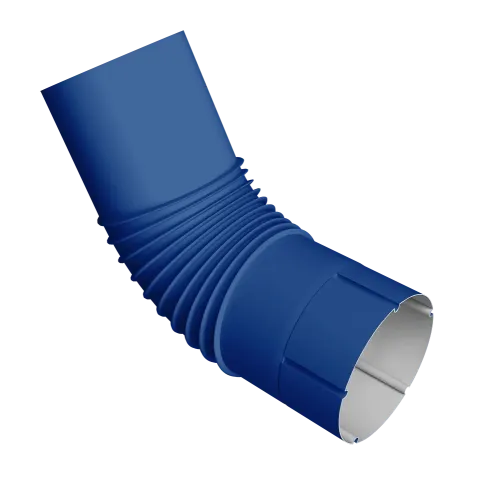 Колено трубы Vortex Проект 146мм RAL 5005 сигнальный синий
