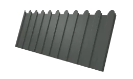 Профнастил С8A v02 фигурный Grand Line 0,45 PE RAL 7005 мышино-серый