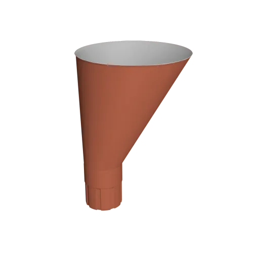 Воронка водосборная Vortex Проект 146мм RAL 8004 терракота