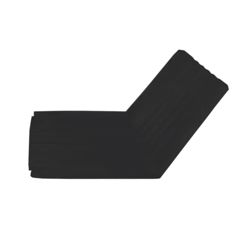 Колено трубы гофрированное боковое левое Vortex в2 76х102мм RAL 7024 мокрый асфальт