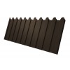 Профнастил С8A v02 фигурный Grand Line 0,45 Drap-double TX RR 32 темно-коричневый