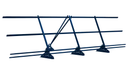 Ограждение кровельное со снегозадержателем на фальц GL 0,9х3 RAL 5005