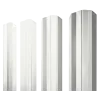 Штакетник М-образный А фигурный 0,45 PE-Double RAL 9003 сигнальный белый