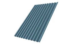 Профнастил С21R 0,45 Drap TX с пленкой RAL 5024 пастельно-синий