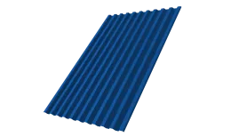 Профнастил С21R 0,45 PE lite RAL 5005 сигнальный синий