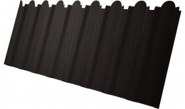 Профнастил С20B фигурный Grand Line 0,45 Print Elite Coffee Wood TwinColor