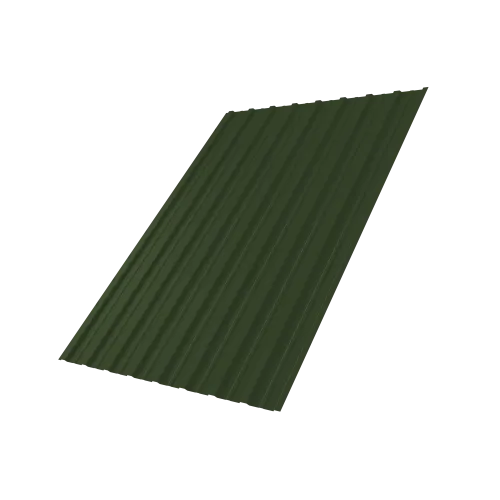 Профнастил С10A 0,5 Satin Matt TX RAL 6020 хромовая зелень