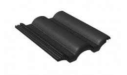 Рядная черепица Braas Таунус черный