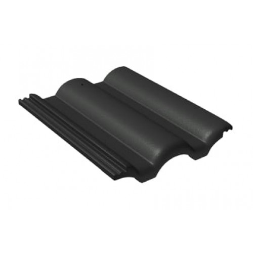 Рядная черепица Braas Таунус черный