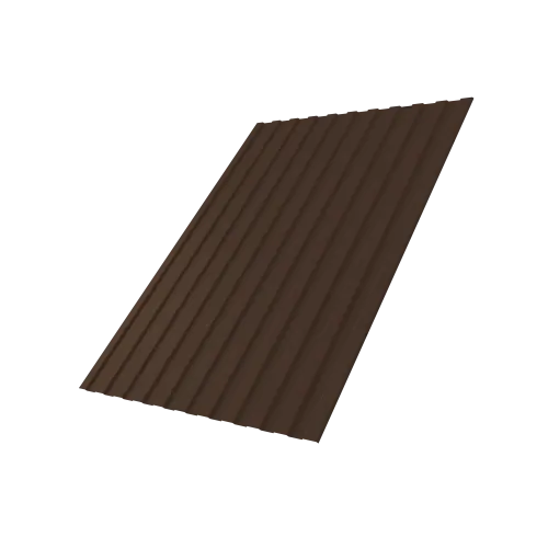 Профнастил С8A v03 0,5 Satin RAL 8017 шоколад