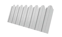 Профнастил C10A фигурный 0,45 Drap TX RAL 7047 телегрей 4