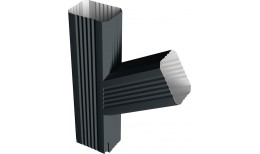 Тройник прямоугольный правый Vortex Lite Matt RAL 7016 антрацитово-серый