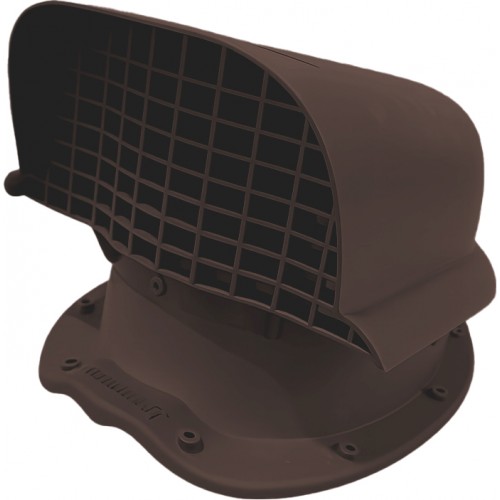 Вентиль кровельный Krovent KTV-Kredo для металлочерепицы Кредо коричневый