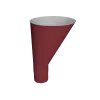 Воронка водосборная Vortex Проект 146мм RAL 3005 красное вино