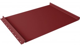 Кликфальц Grand Line 0,5 Satin с пленкой на замках RAL 3011 коричнево-красный