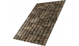 Профнастил С8A v01 Grand Line 0,45 Print Elite с пленкой King Stone TwinColor