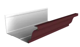 Желоб прямоугольный Vortex Проект 210мм 3м RAL 3005 красное вино