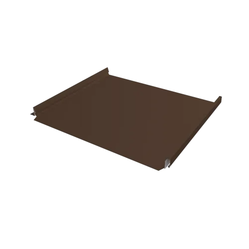 Кликфальц Fin Grand Line 0,5 Satin Matt с пленкой на замках RAL 8017 шоколад