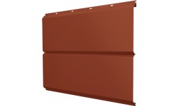 ЭкоБрус new 0,5 Satin Matt с пленкой RAL 8004 терракота