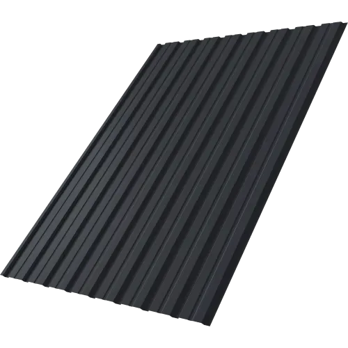 Профнастил С10B Grand Line 0,4 ПЭ матовый RAL 7024 мокрый асфальт