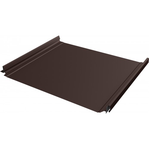 Кликфальц Pro Grand Line 0,5 Drap TX с пленкой на замках RAL 8017 шоколад